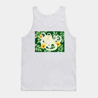 Floral Octopus Tank Top